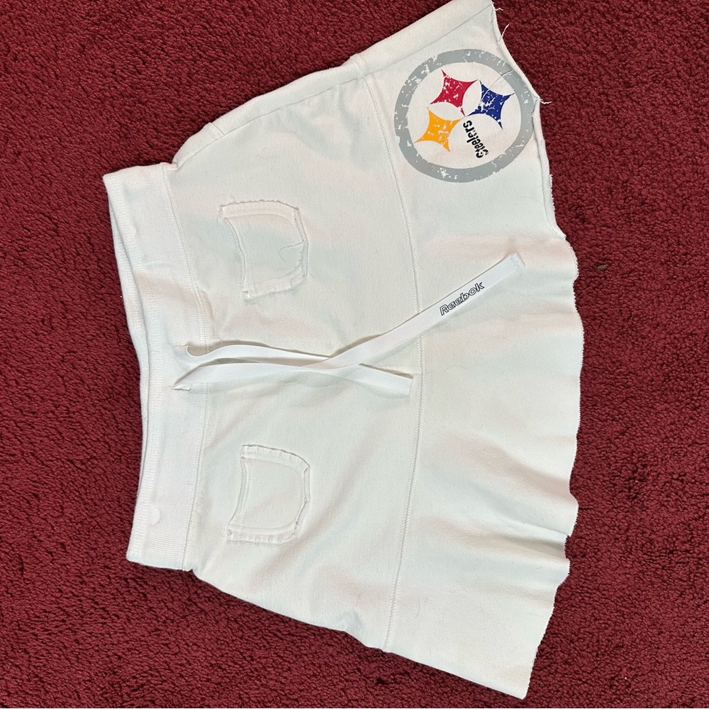 Reebok White Casual Shorts